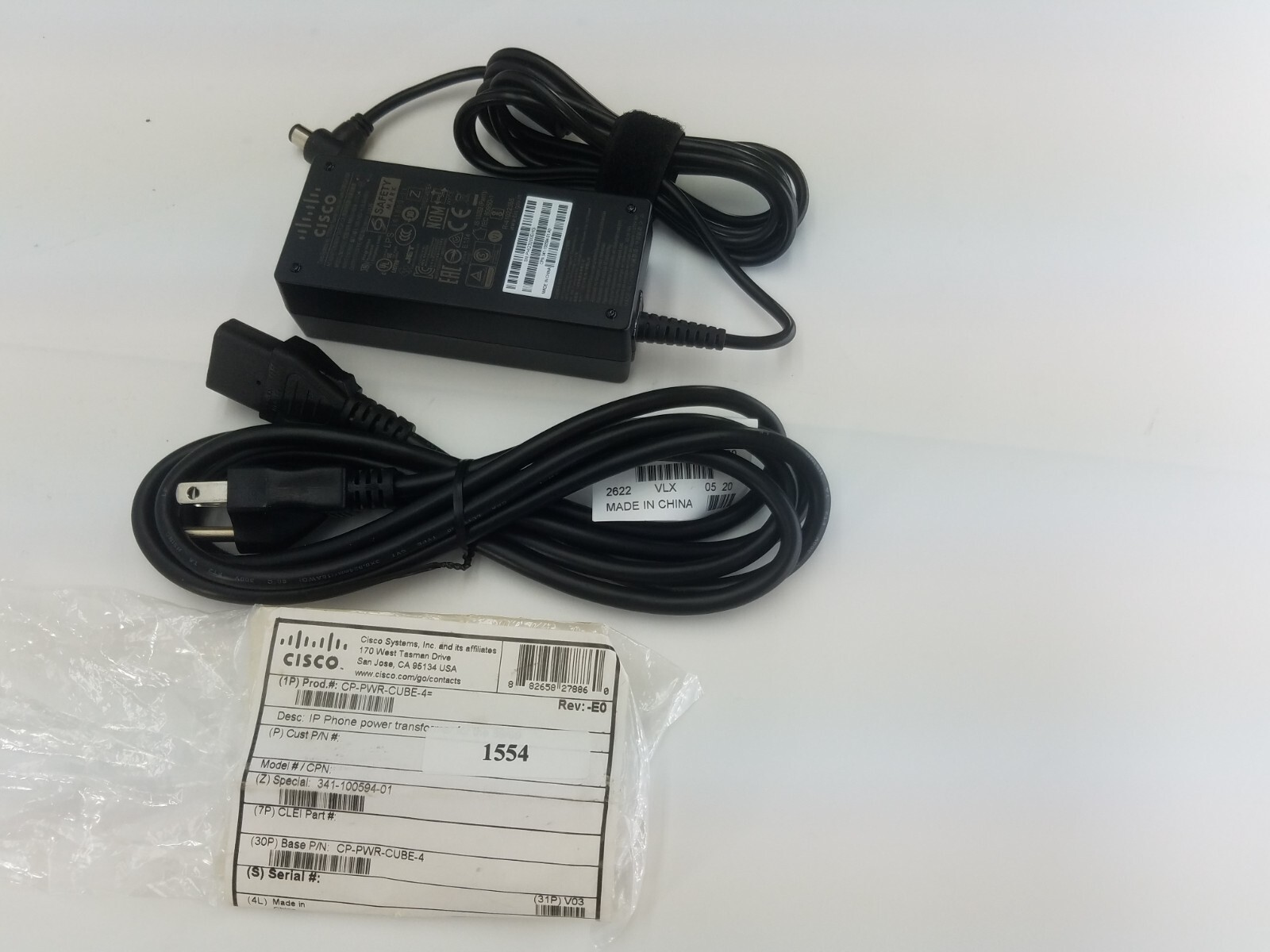 CISCO UNIFIED IP ENDPOINT POWER CUBE 4 POWER ADAPTER