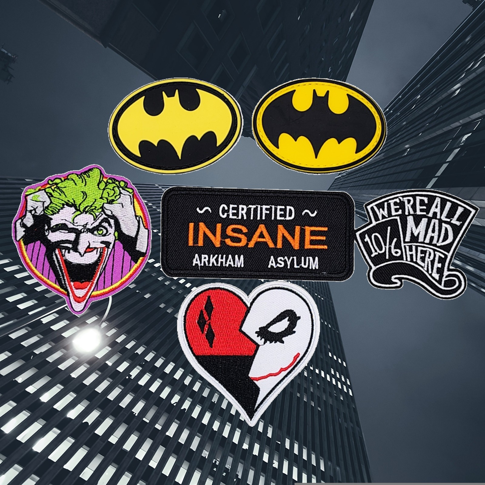 Gotham Vigilante Tactical Morale Patch YOU PICK Dark Knight Superhero Hook Loop