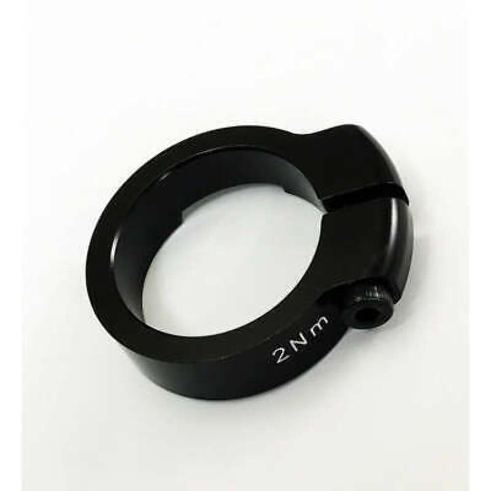 Clamp On Knock Block Locking Headset Spacer 10mmx1-1/8" Black