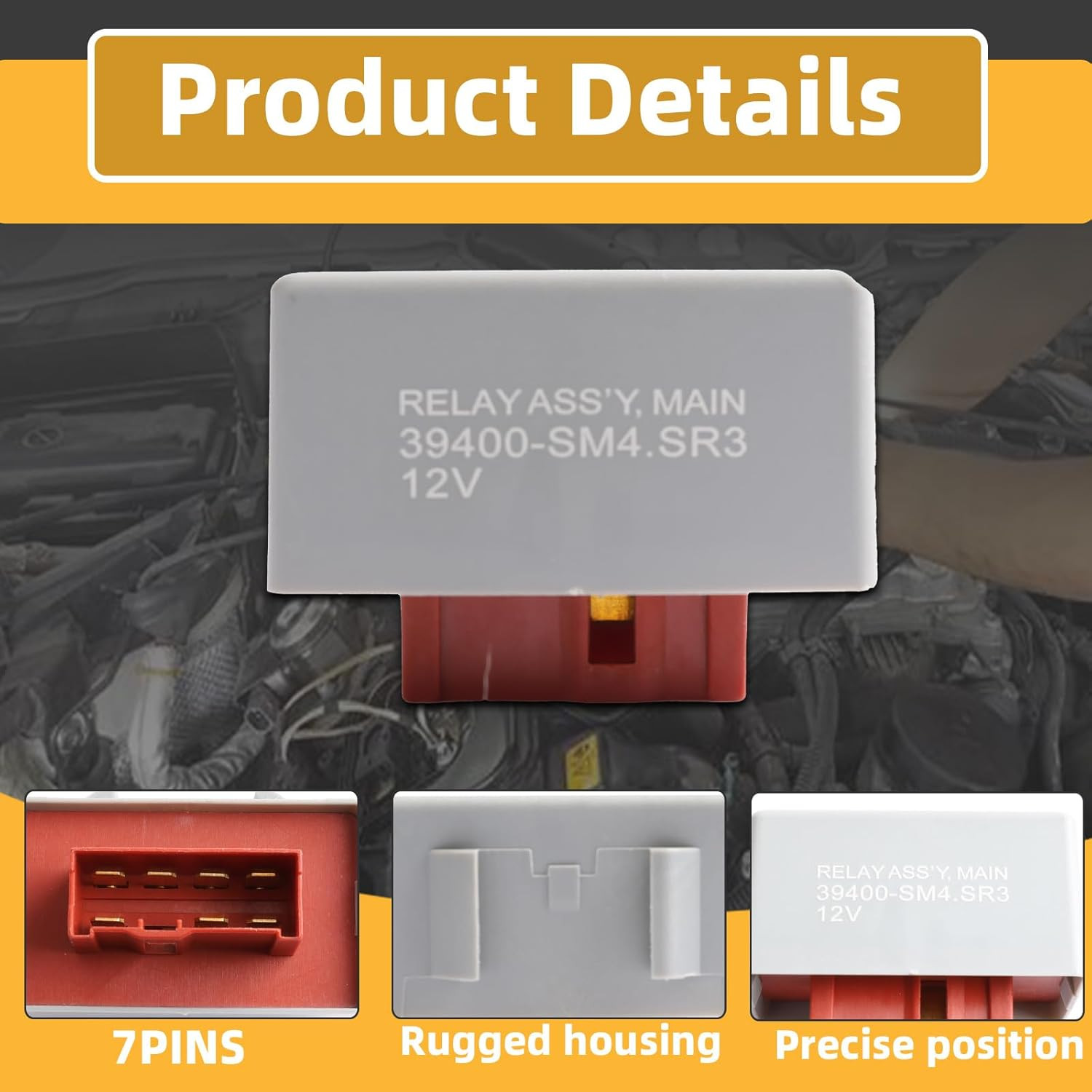 Main Relay Assembly Compatible with Honda 1998-2002 Accord 1998-2004 Odyssey 200