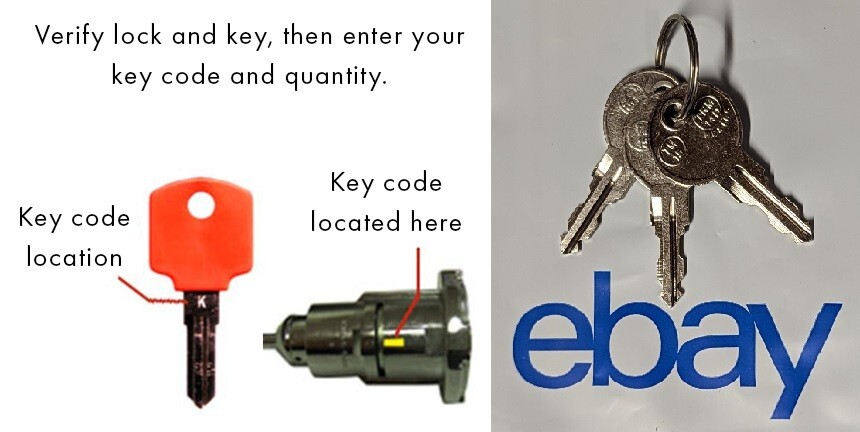 K799 3- New Weather Guard Tool box keys cut to code K799