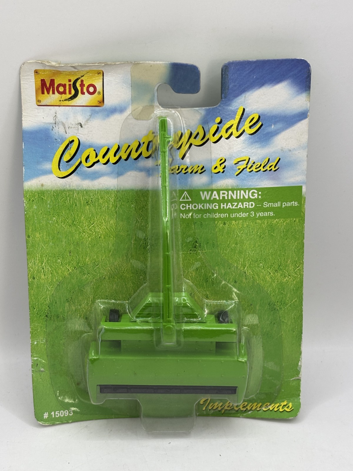 New 1998 Maisto Countryside Farm & Field Mower Conditioner Model 15093 働く車、農作業車