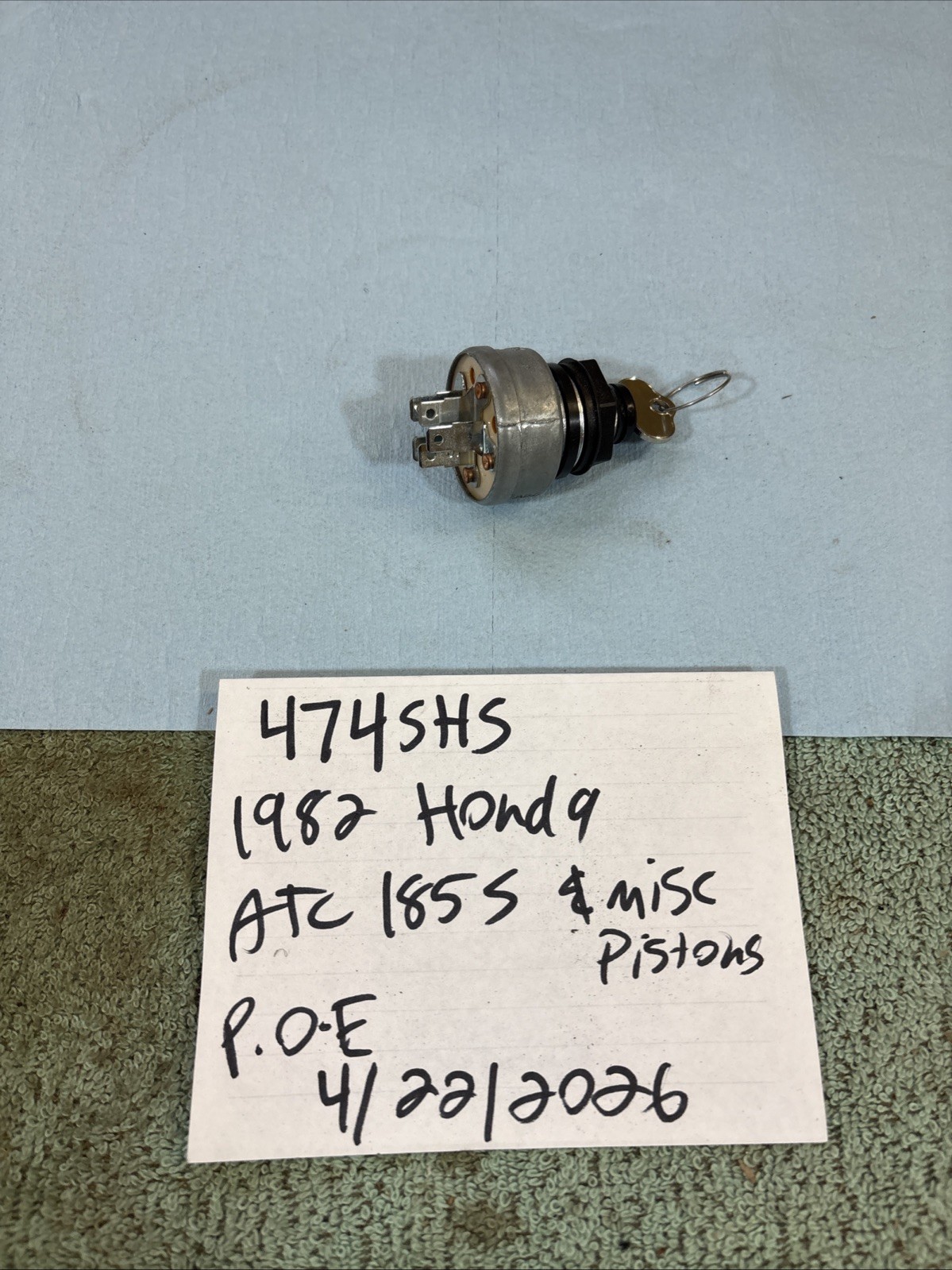 Polaris Key Switch Ignition 2200358 New NOS 474