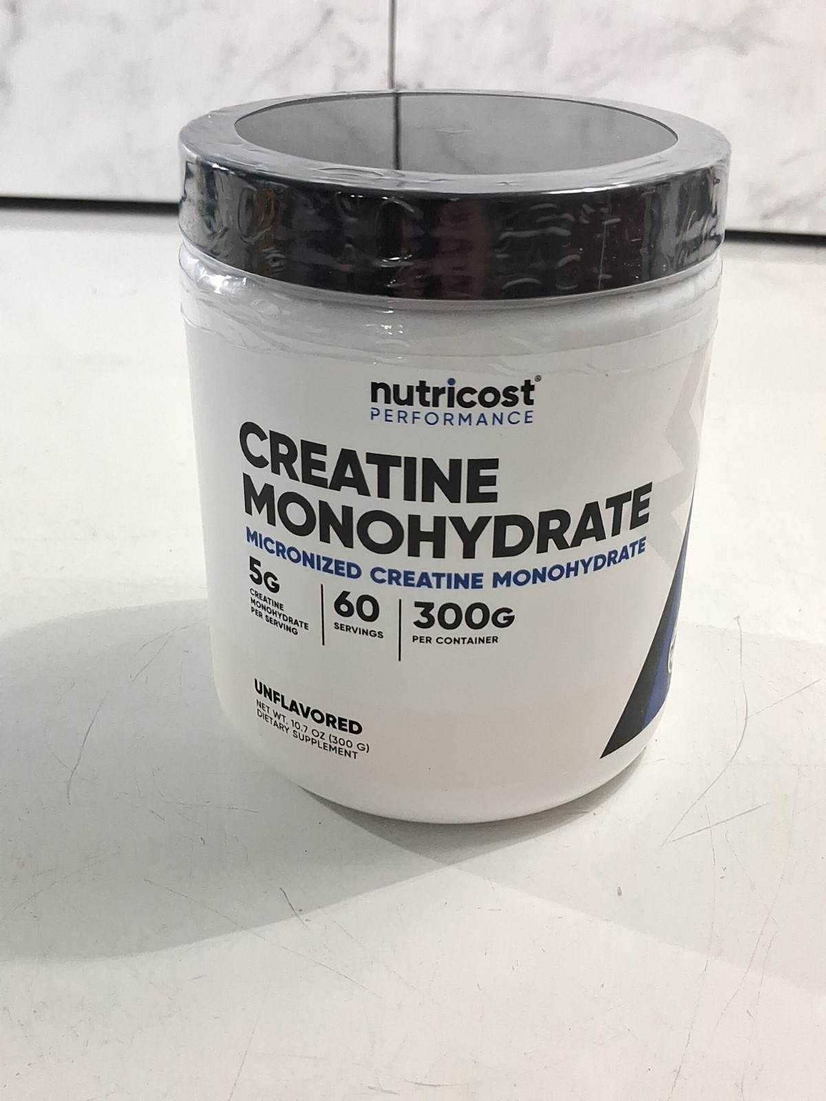 Nutricost Creatine Monohydrate 300 G Powder 60servings - EXP 09/2028