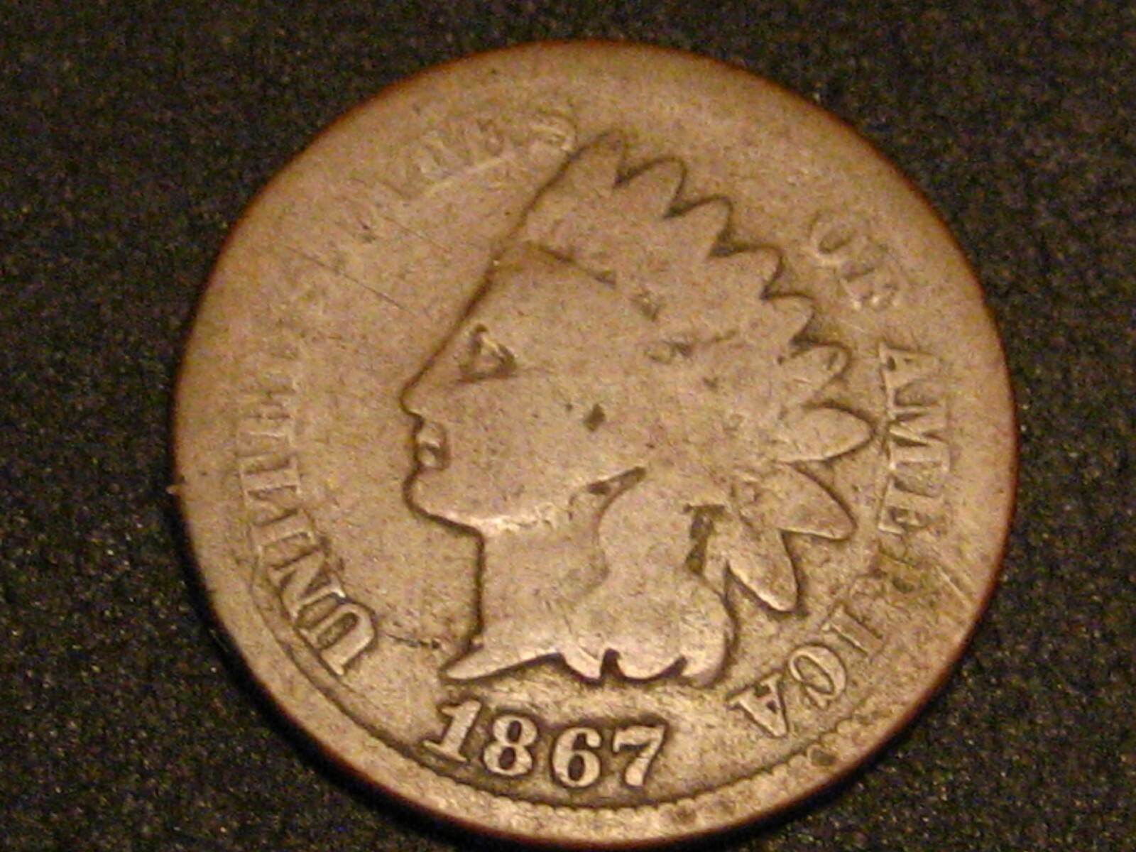 1867 Indian Head Cent