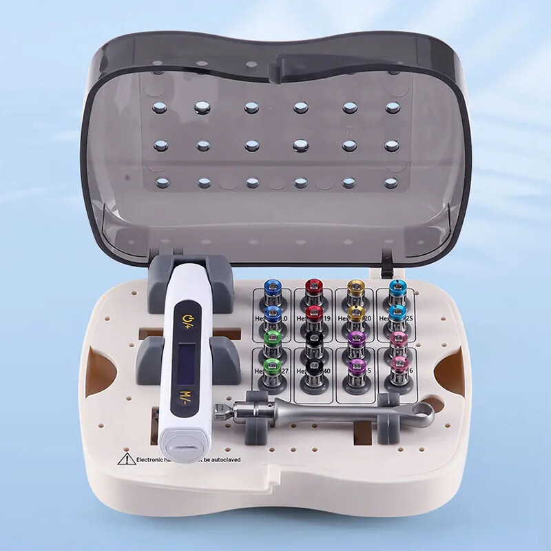 Dental Electric Implant Kit Abutment Tool Wrench 10-40Ncm Driver Universal po