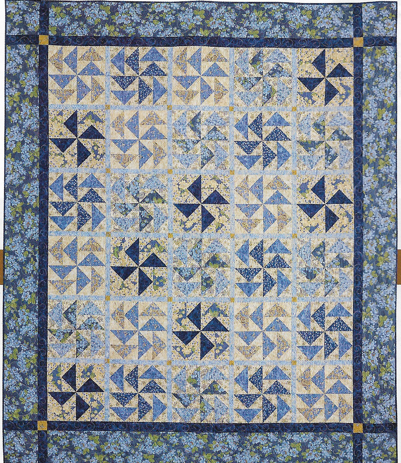 Flying Dutchman Quilt quilting pattern instructions