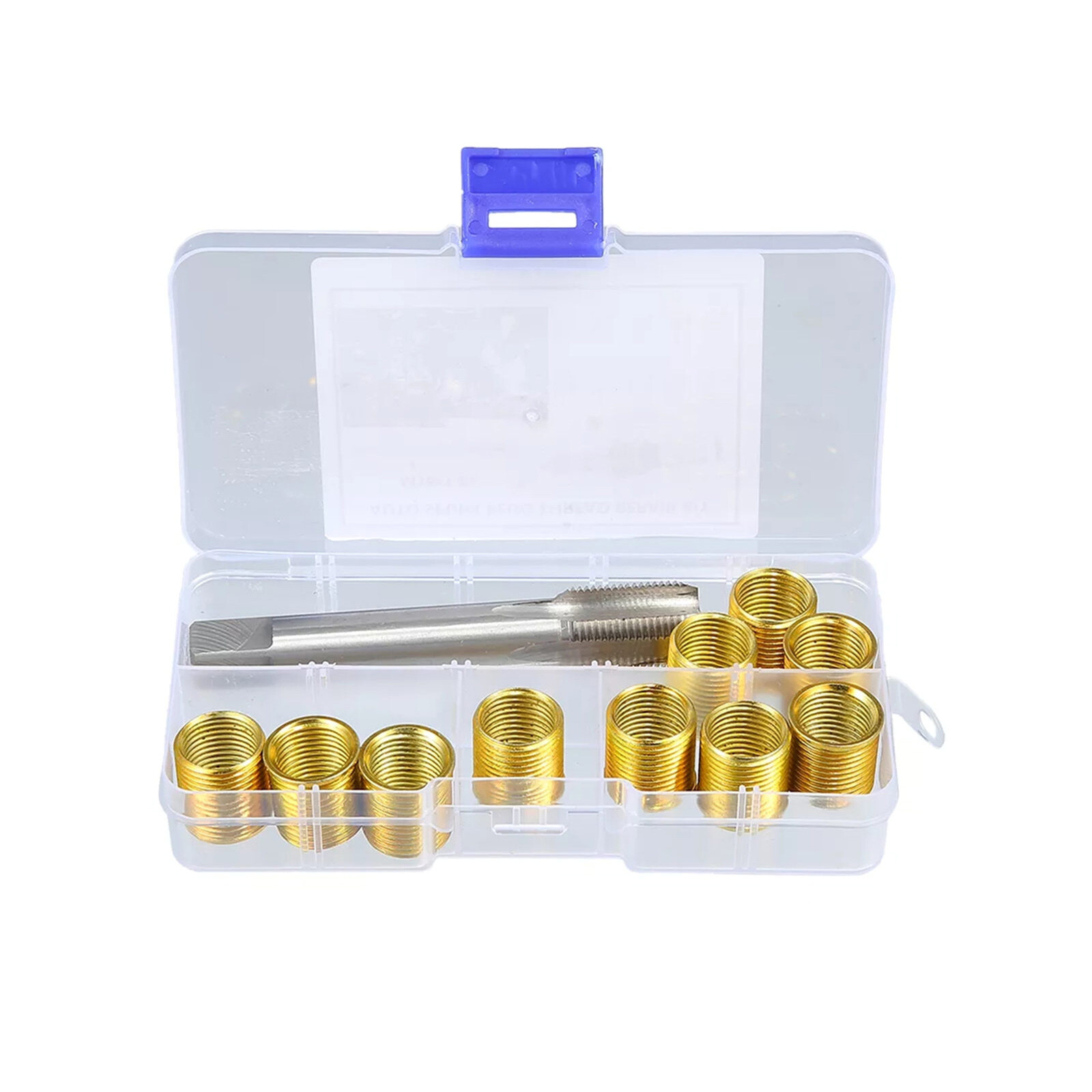 11PCS/Box Universal Spark Plug Thread Repair Tools Kit with M14x1.25 Inserts