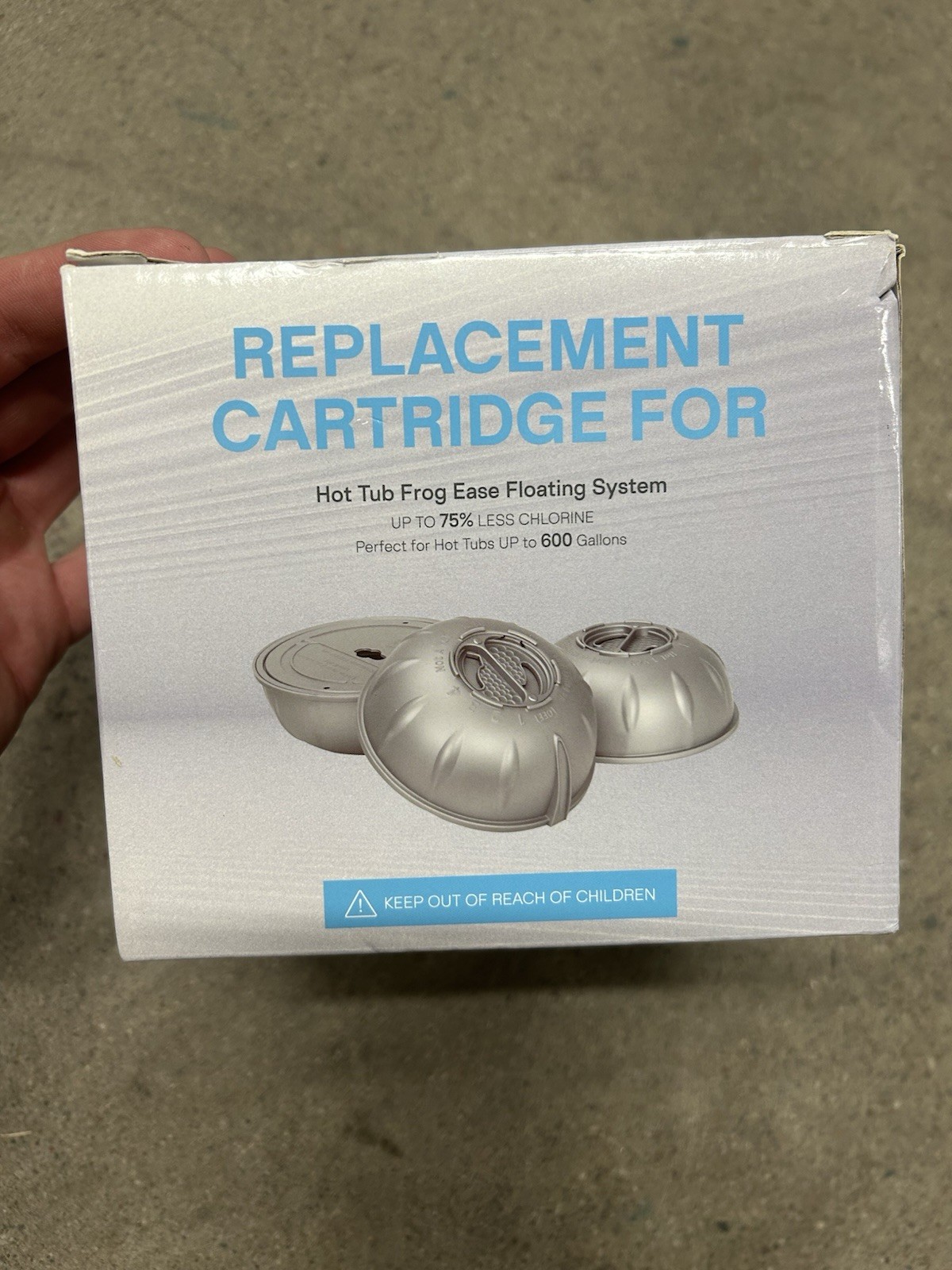 Hot Tub Replacement Cartridge Compatible with Frog Ease Floating Silver 4 Pack