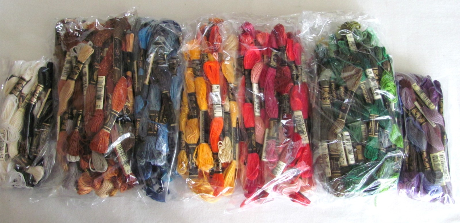 DMC Embroidery Floss Thread 100% Cotton 6 Strands 300+ Skeins (full & partial)