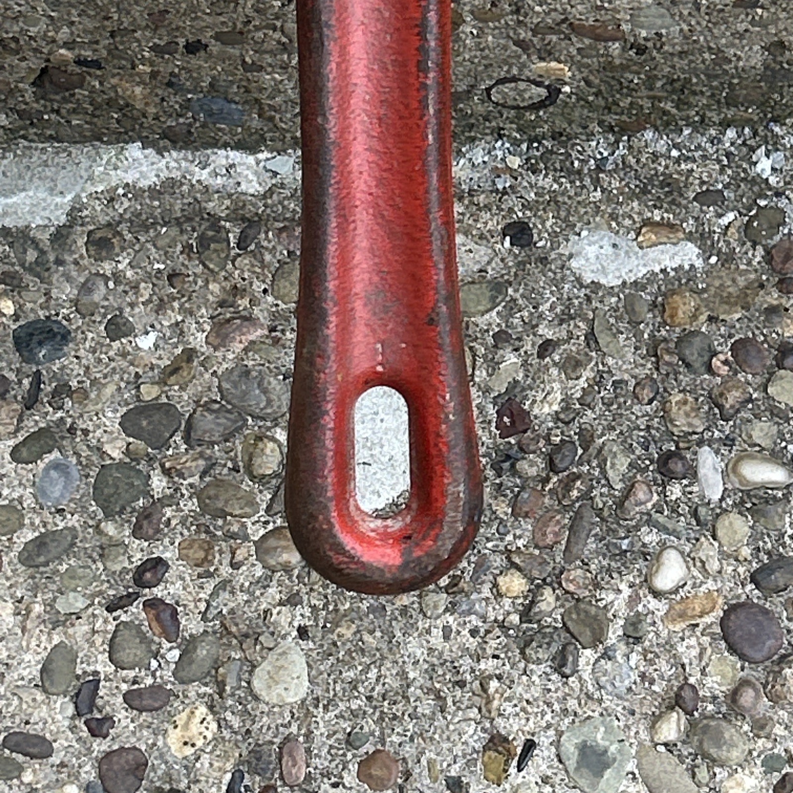 Ridgid 24" Heavy Duty Pipe Wrench Red RIGID Made In USA Vintage