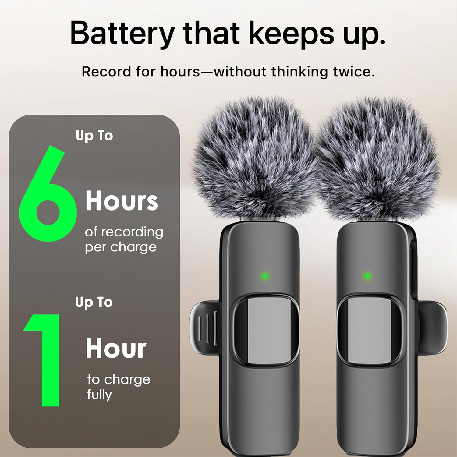 Wireless Lavalier Microphone for Iphone Android Clear Recording