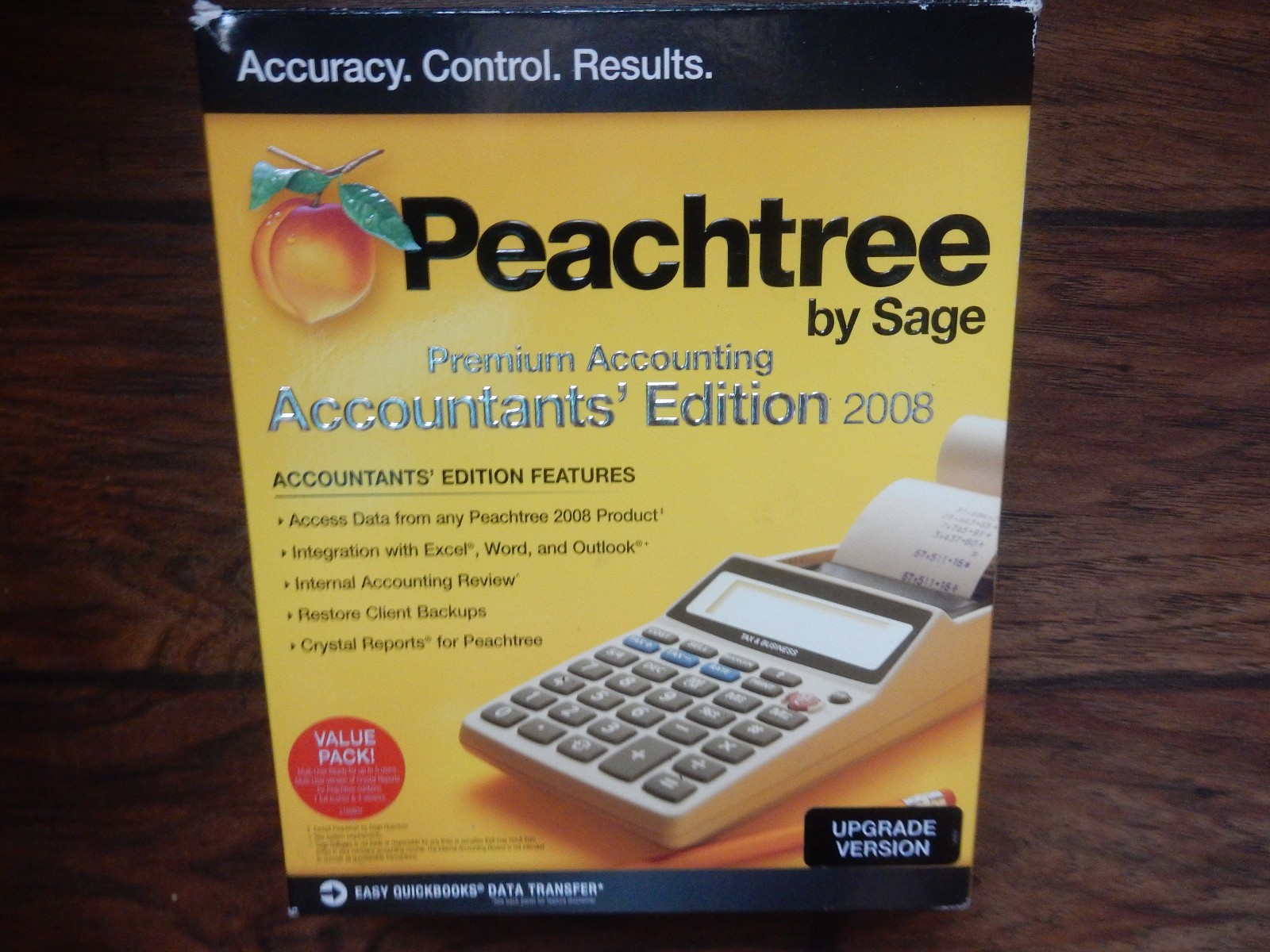 Peachtree By Sage Premium Accounting Accountants' Editio 2008  Microsoft Windows