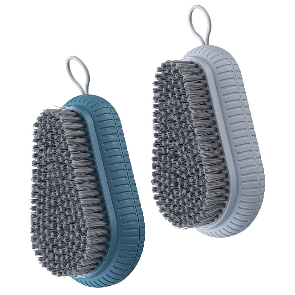 2 Pcs Store Nail Brush Hand Scrubber Reusable Fingernail Wash Soft Fur