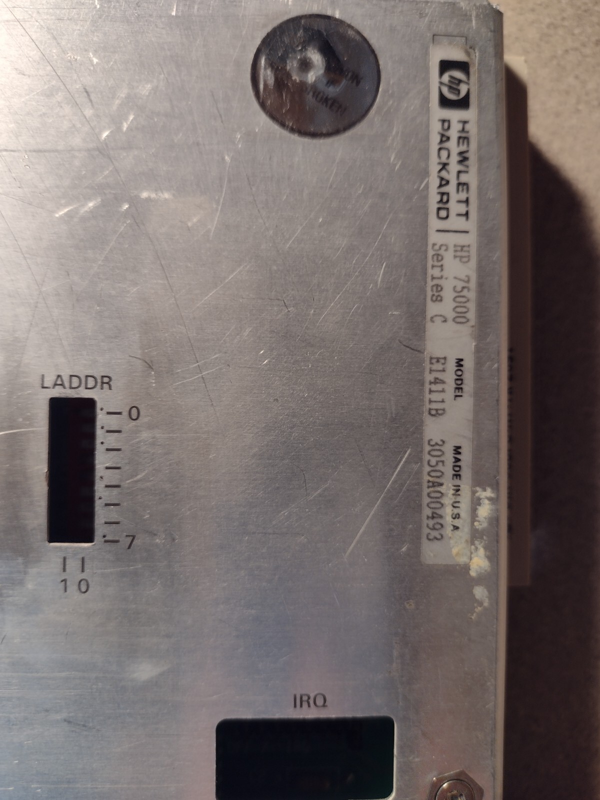HP E1411B 75000 SERIES 5-1/2-DIGIT MULTIMETER