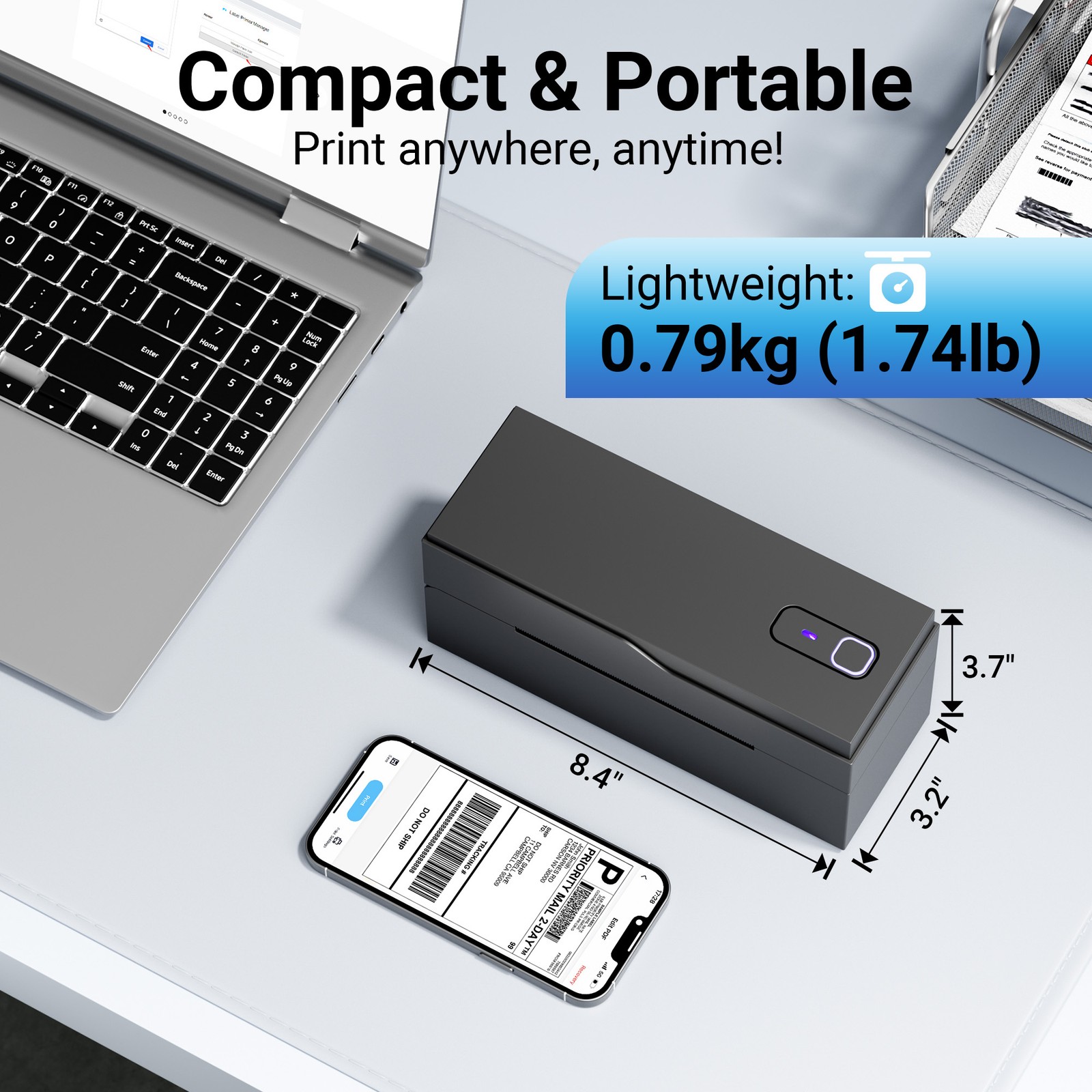 Phomemo Bluetooth Thermal Printer Shipping Printer for Amazon, Ebay, Shopify