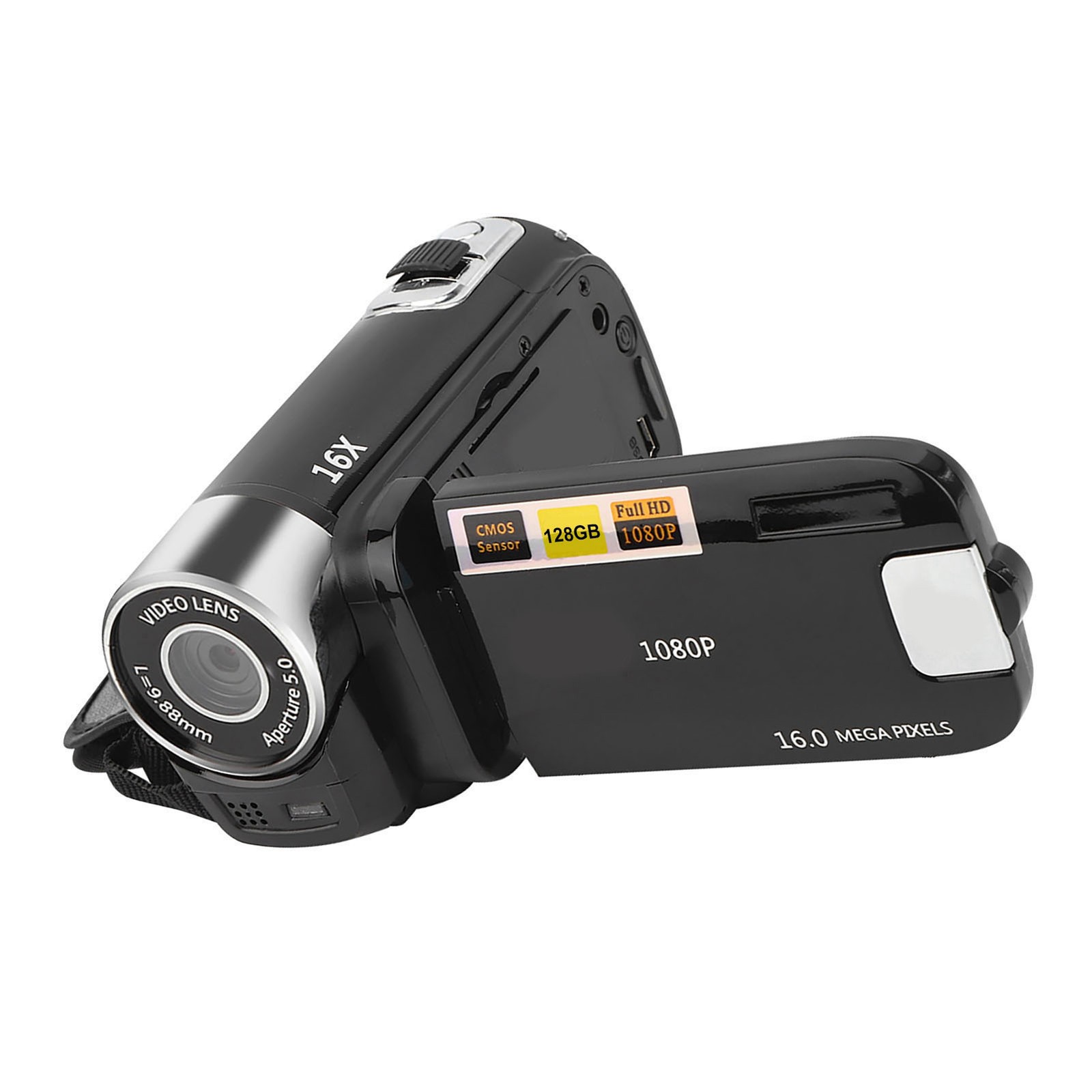 16X Zoom Colourful Display Screen High Definition Camera Image Video Camcorder