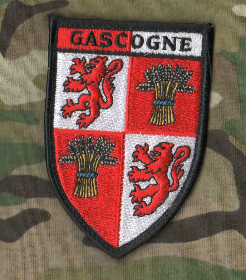 FRENCH EMBASSY KABUL AFGHANISTAN: Gascogn Gascony Coat of Arms Insignia