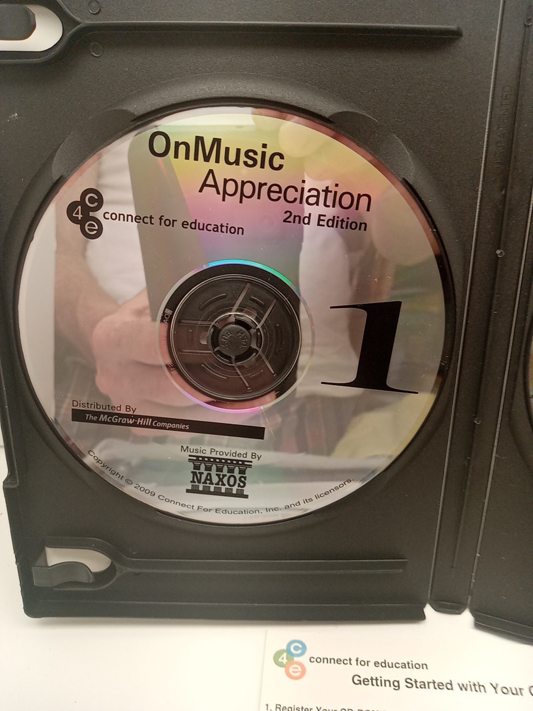 OnMusic Appeciation - 2nd Edition (PC CD Rom, 2009)