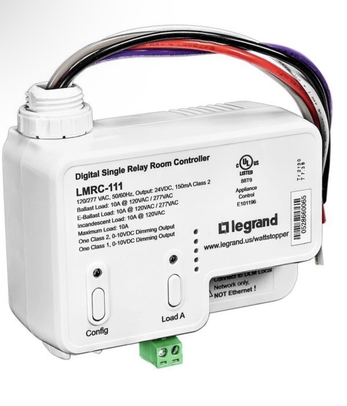 WattStopper LMRC-111 Dimming Room Controller - White