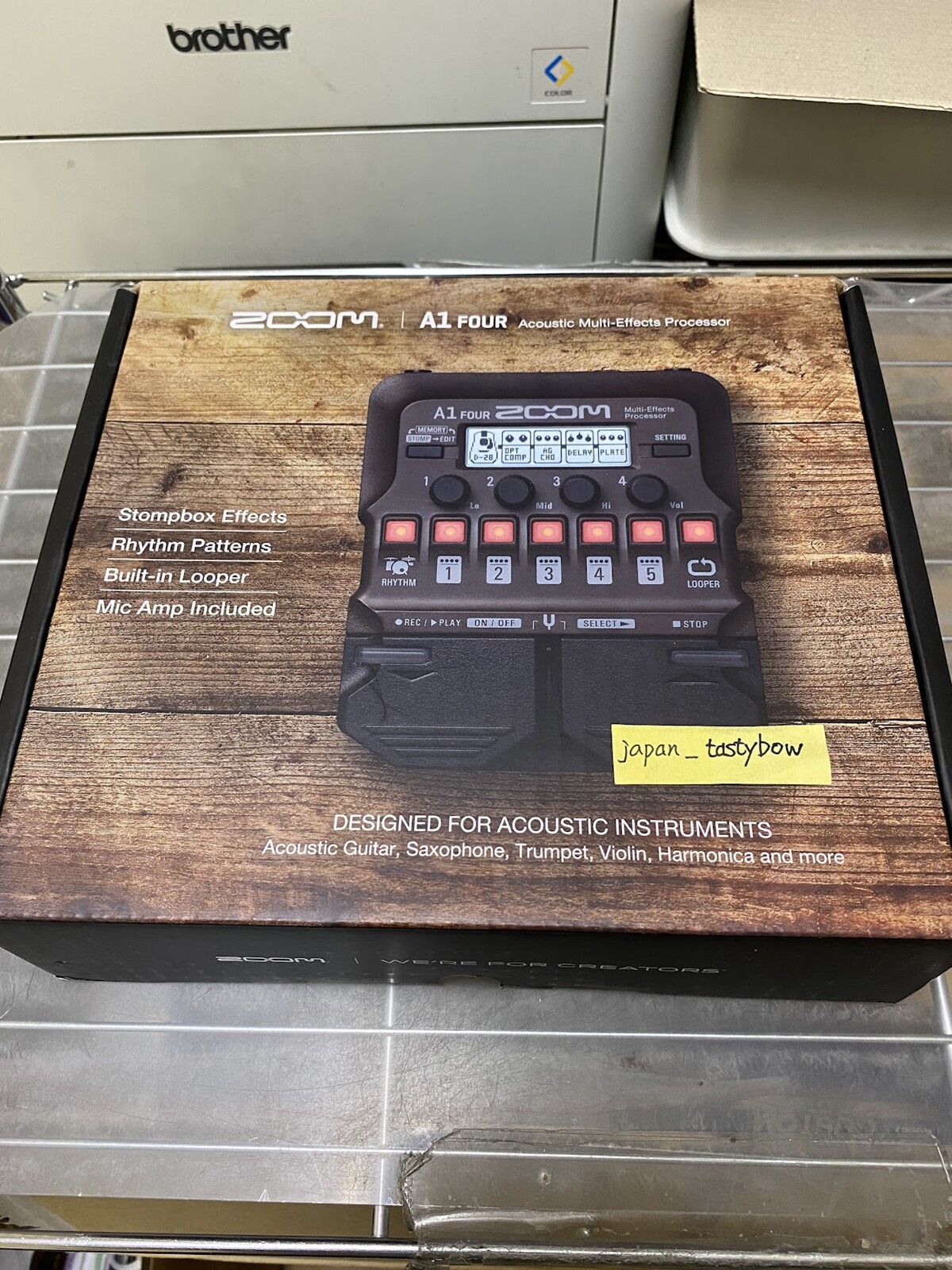 ZOOM A1 FOUR Multi-Effects Pedals Processor for Acoustic Instruments BRAND NEW