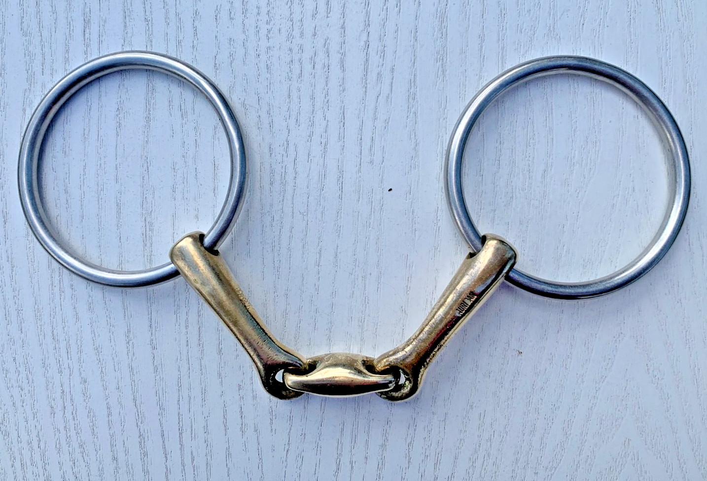 Herm Sprenger KK Loose Ring Lozenge Horse Bit 16 mm Aurigan 5" Mouthpiece