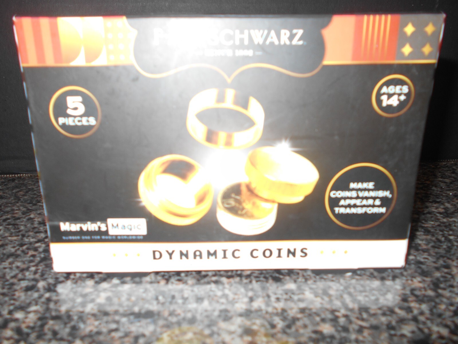 Fao Schwarz Dynamic Coins Magic Trick Set NEW 14+