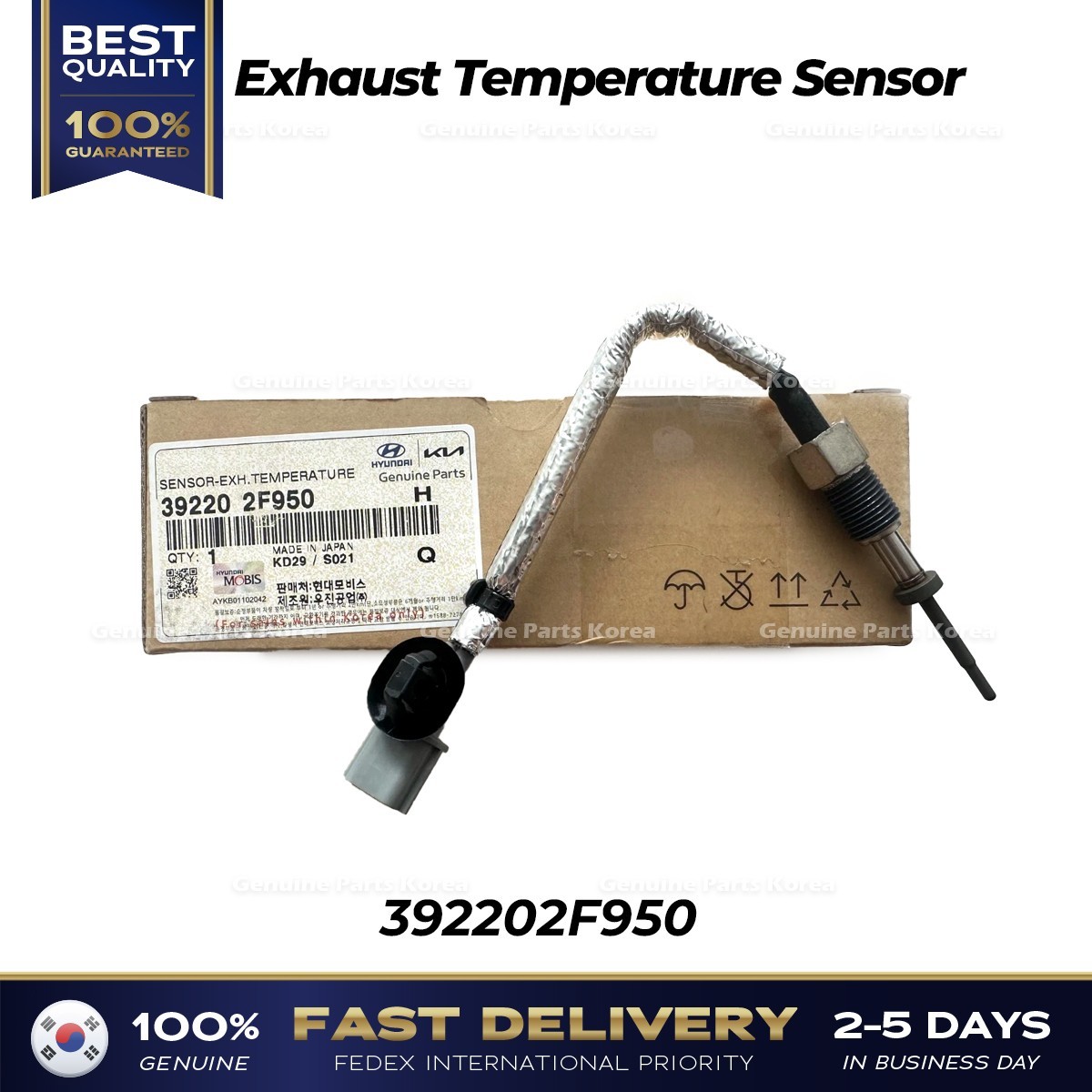 ⭐Genuine⭐ Exhaust Temperature Sensor 392202F950 for Hyundai Staria Palisade