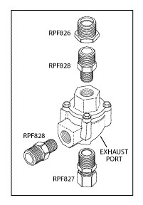 Air Techniques AirStar 2-1 Compressor Unloader Valve - 60030; ACA85966