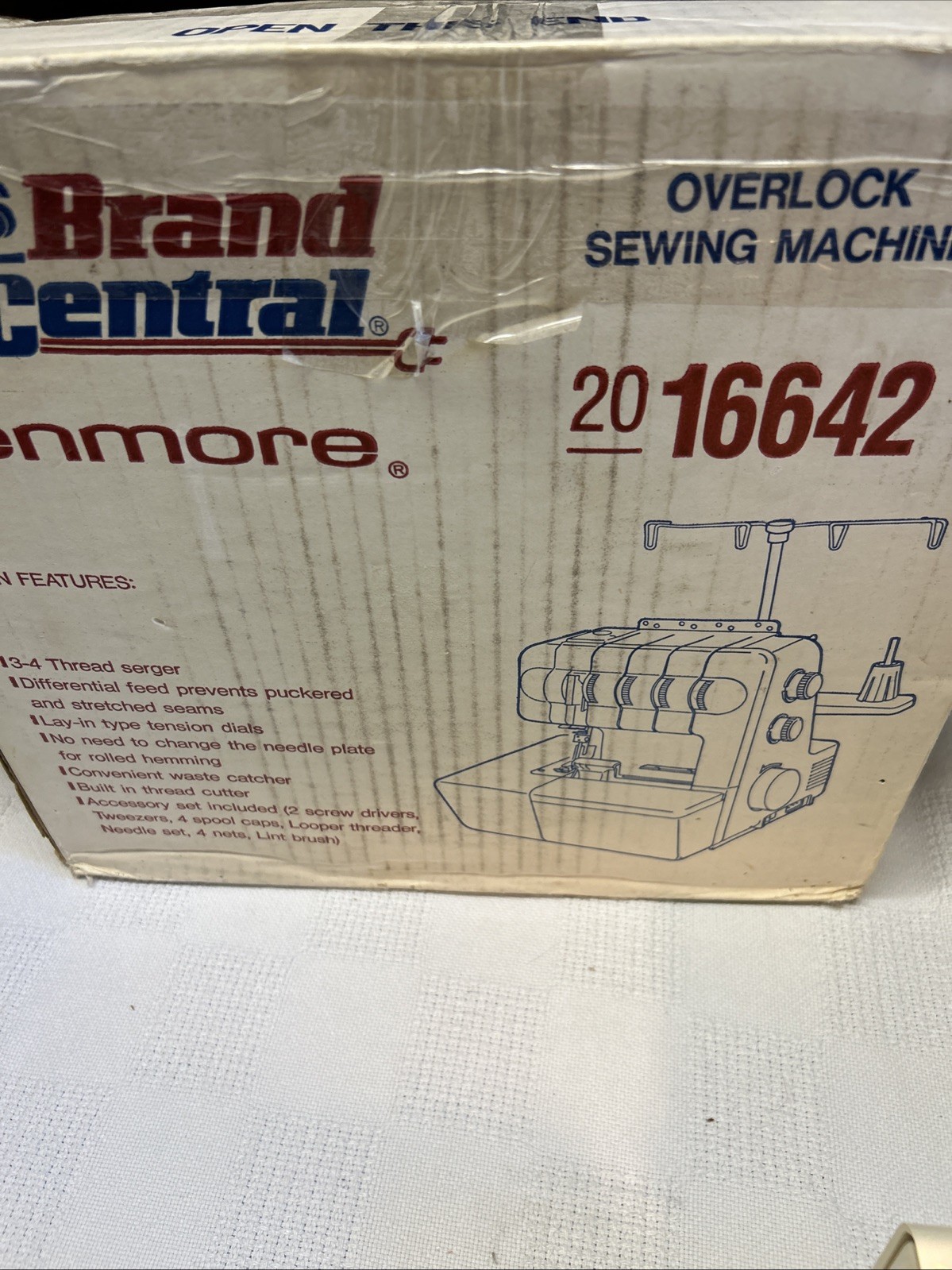 Kenmore Overlock 2/3/4D Differential Feed Serger Sewing Machine 385.16644690