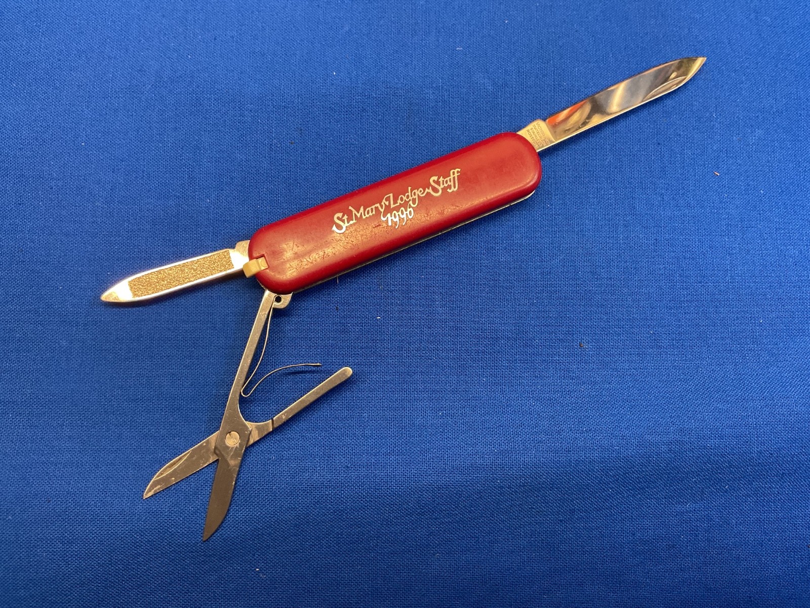 Victorinox Swiss Army Ambassador Folding Pocket Knife St Mary Lodge Staff 1996