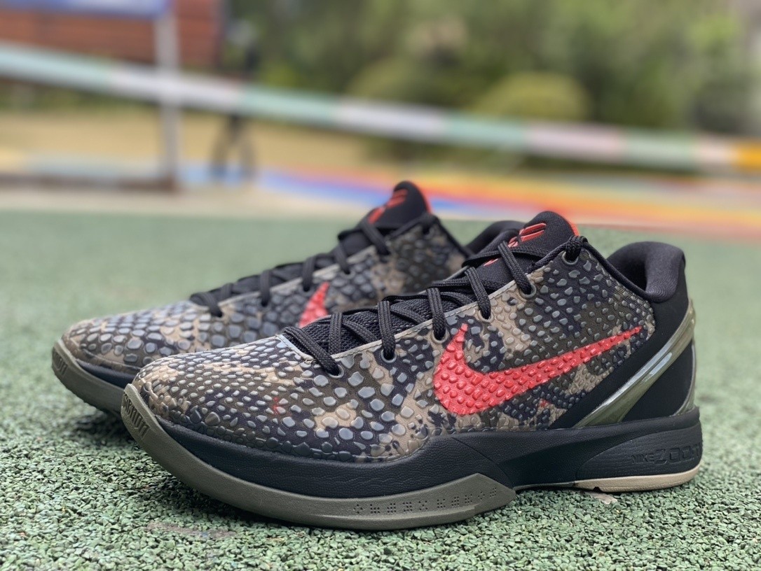 NK Kobe 6 Protro Italian Camo FQ3546-001 Men's Athletic shoes Size 7-14