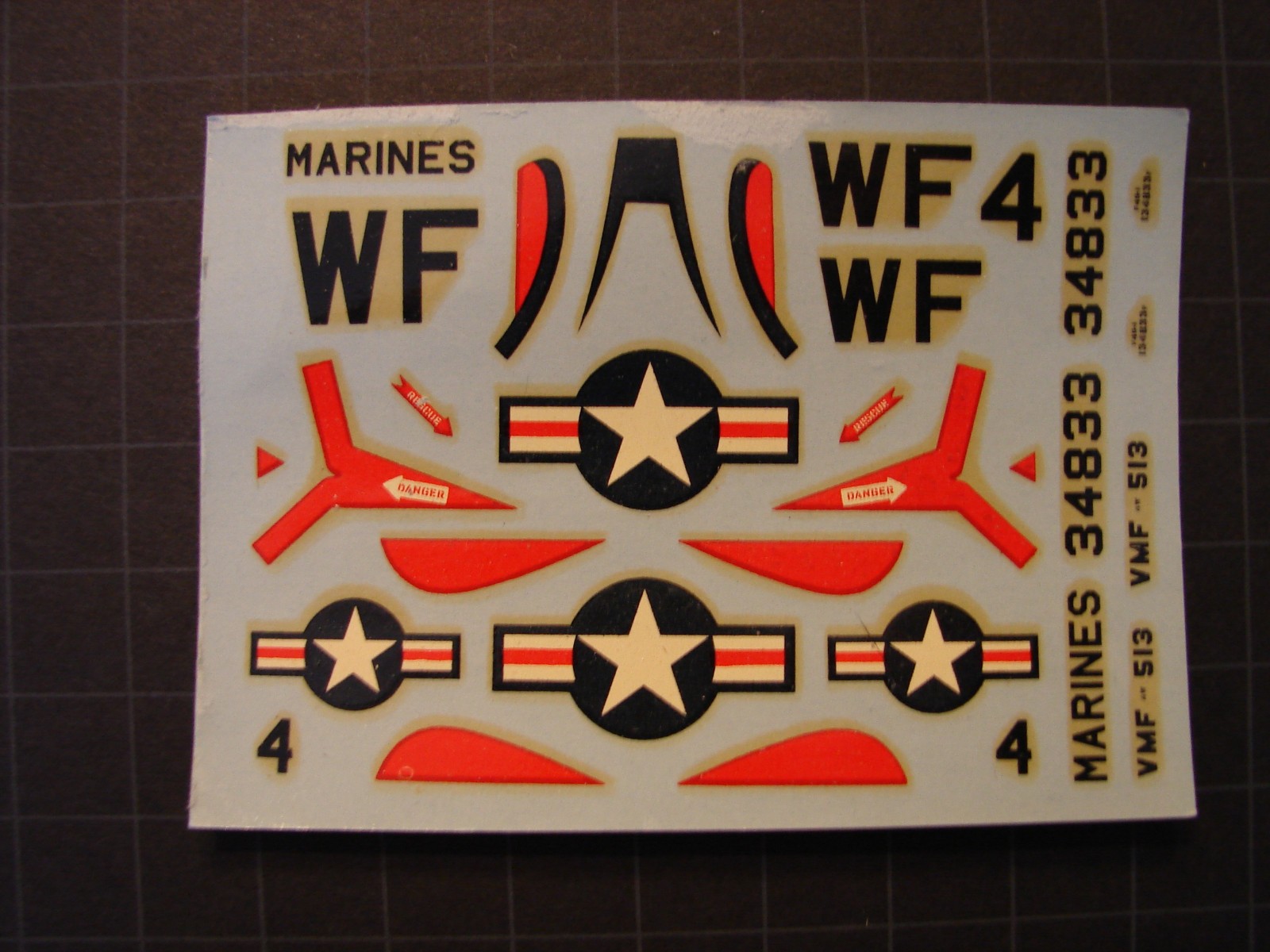 Hawk ~  Douglas SKYRAY ~ Original ~ kit #624-50 Decals ~ FREE SHIPPING
