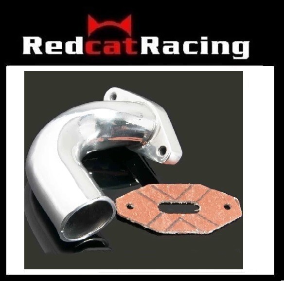 Redcat.Toys 02031a Steel Polished Aluminum Exhaust Manifold for HSP & Redcat RC