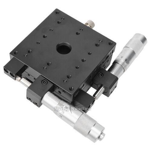 XY Micrometer Fine Tuning Platform Manual Tuning Roller Linear Stage 80*80*40mm