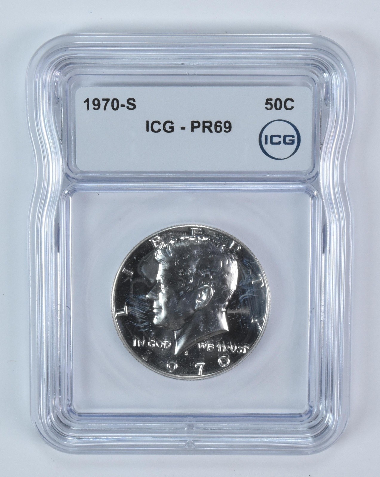 1970-S Kennedy Half Dollar PR69 ICG