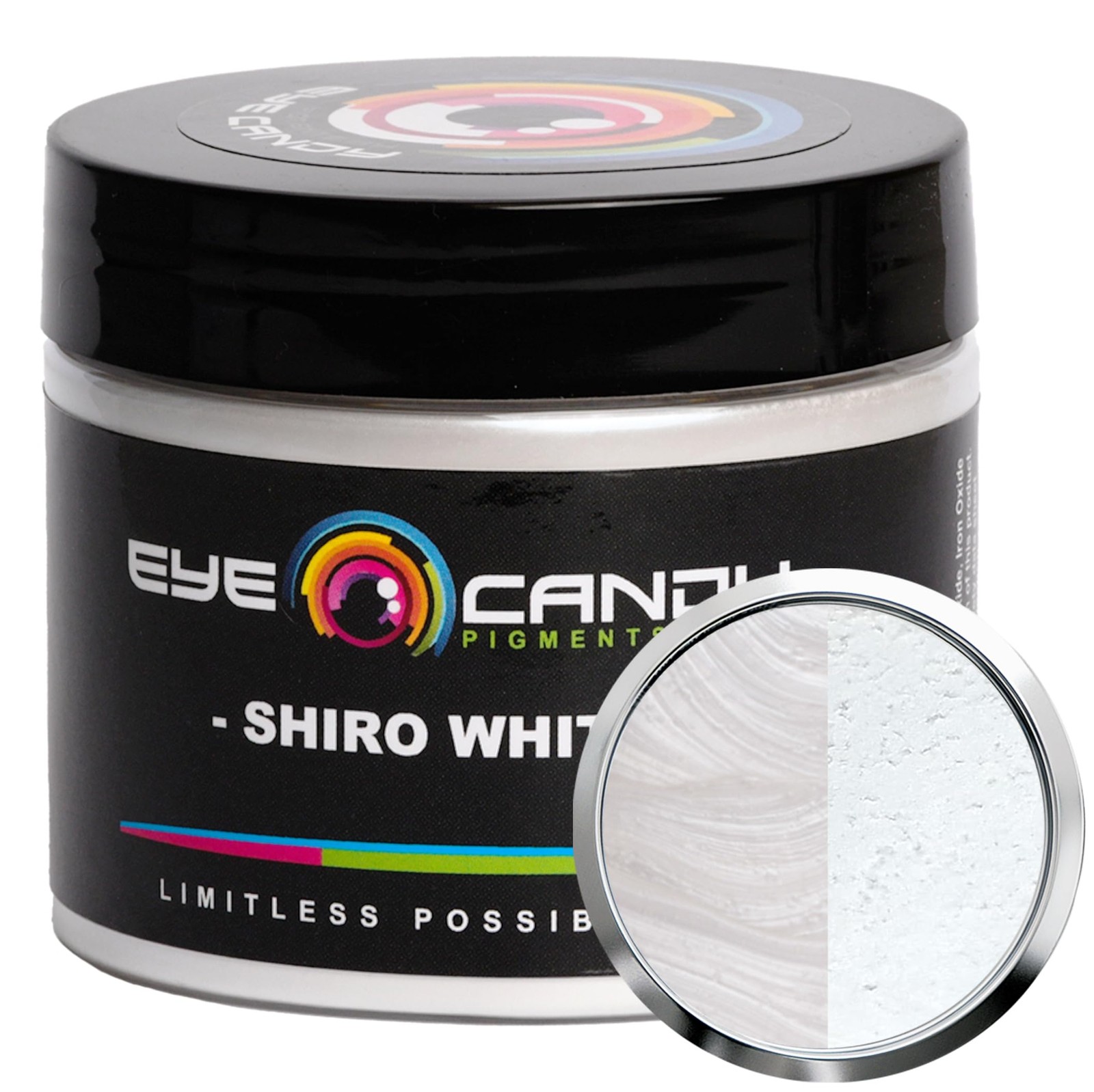 Eye Candy Pigments Premium White Mica Powder - Shiro 50G,