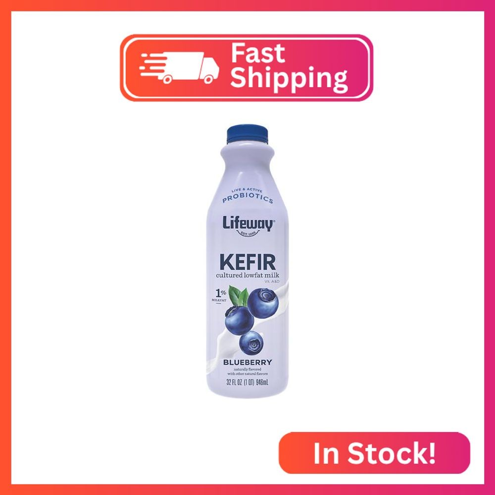 Lifeway Low Fat Kefir - 10g Protein, 12 Live Active Probiotic Cultures, Up to 99