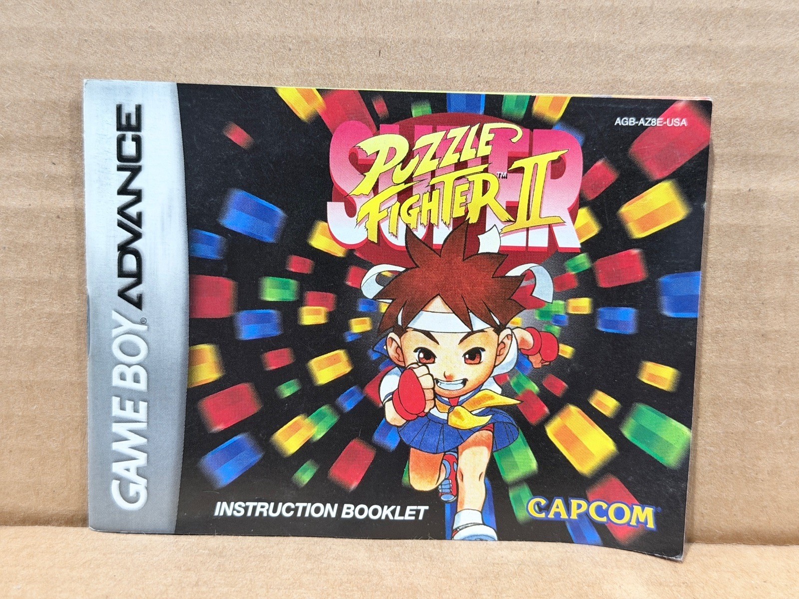 Super Puzzle Fighter Ii Nintendo Game Boy Advance  No Game Manual Booklet Only