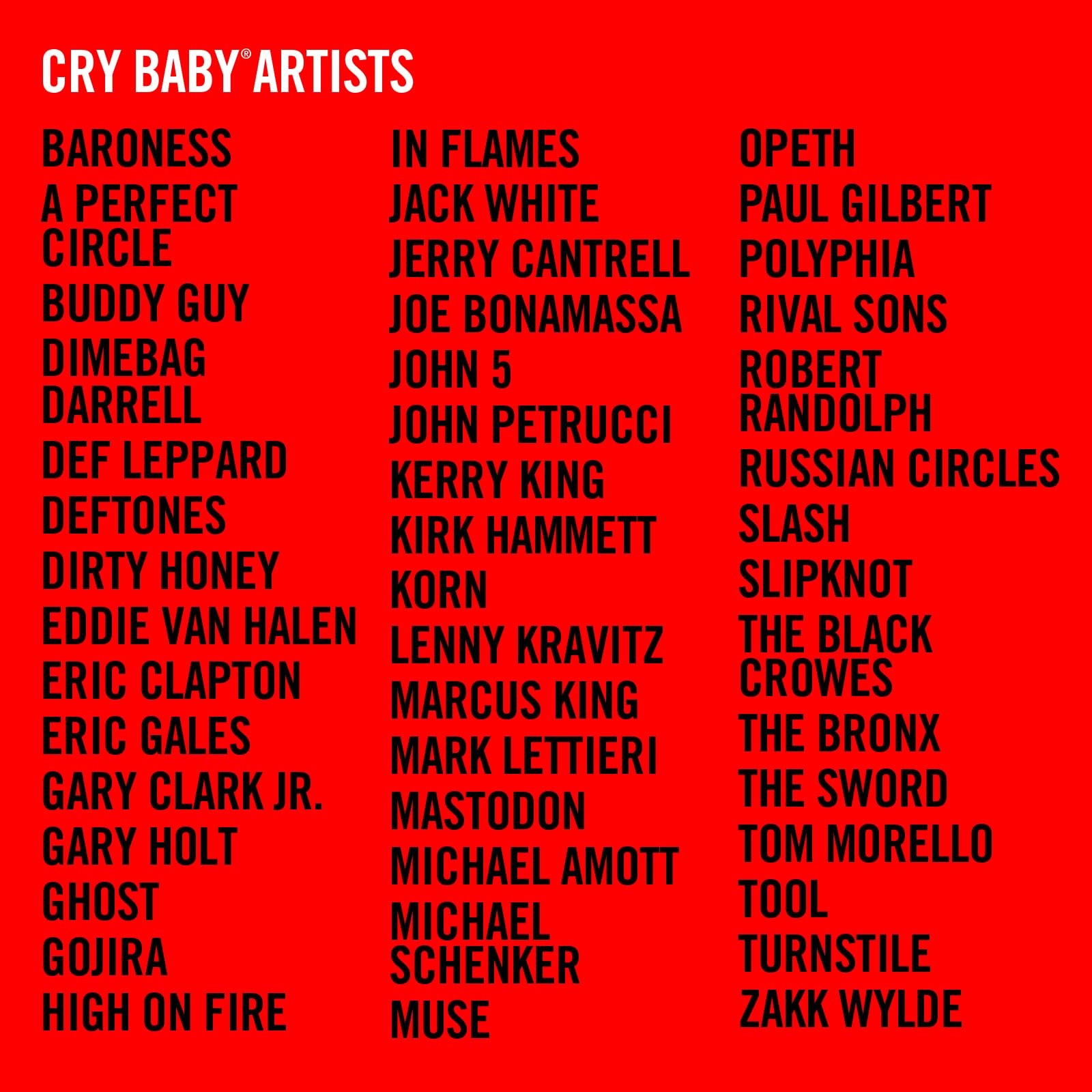 CRY BABY CLASSIC WAH-EA