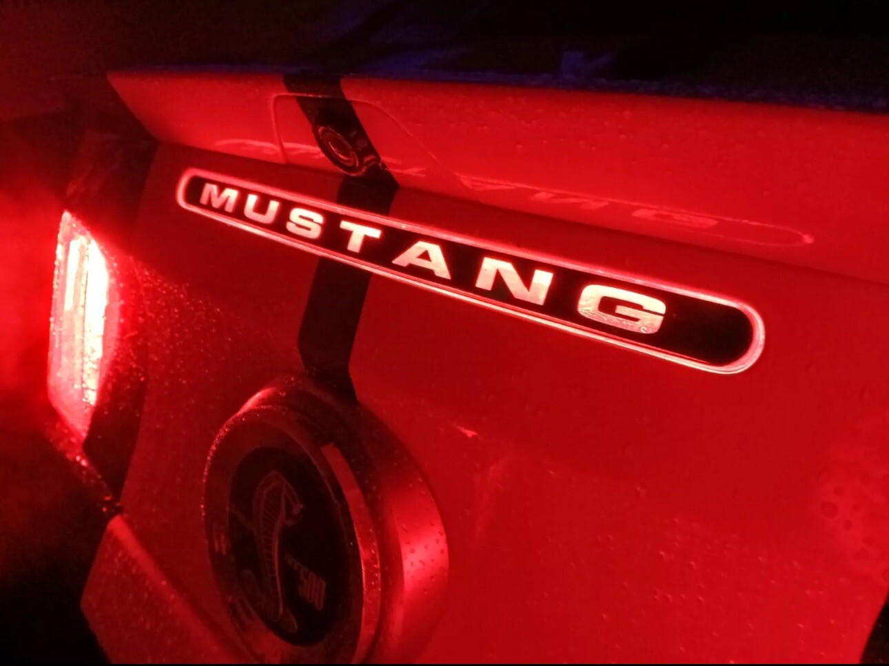 FORD MUSTANG THIRD BRAKE LIGHT OVERLAY VINYL DECAL 2010-2011-2012-2013-2014