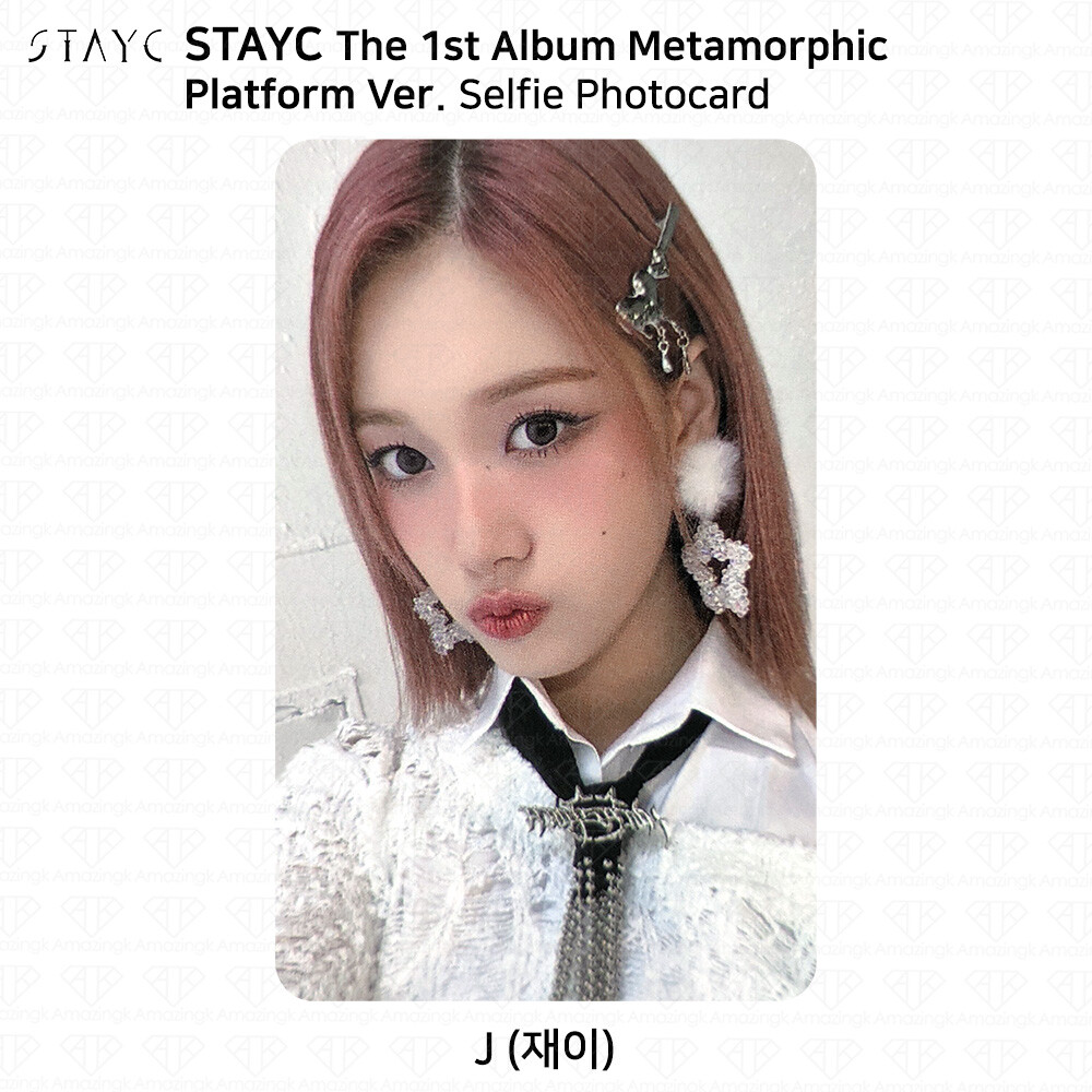 StayC The 1st Album Metamorphic Platform Ver Official Selfie Photocard QR Card