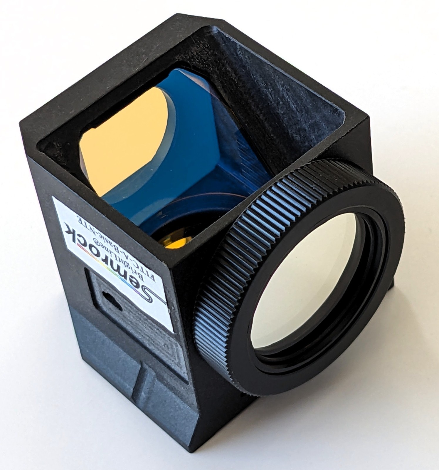 Nikon Ti Microscope Fluorescence Filter Cube Semrock BrightLine FITC-A-Basic-NTE