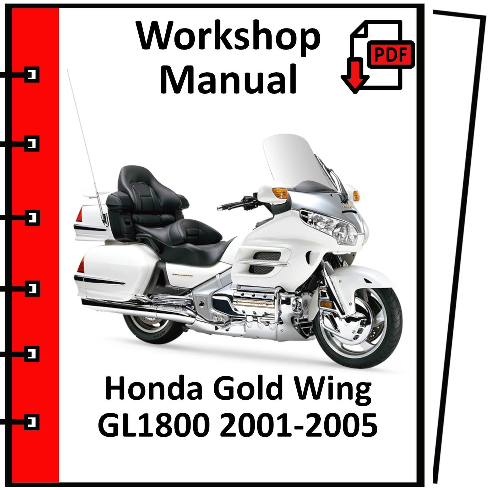 HONDA GL1800 GOLD WING 2001 2002 2003 2004 SERVICE REPAIR WORKSHOP MANUAL PDF