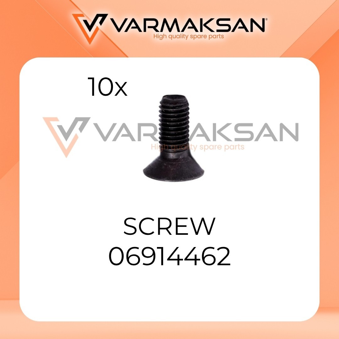 NEW CNH 06914462 SCREW PACK OF 10 / NEW 06914462 SCREW - 10x(PCS)