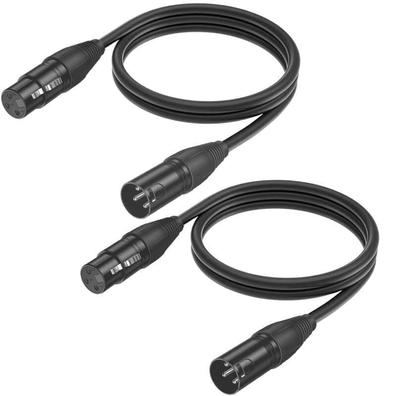 Cable de micrófono XLR macho a hembra de 3 pines Cables de escenario y estudio