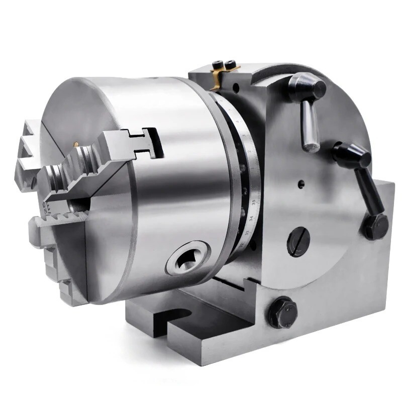 Precision Milling Machine Indexing Head Rotating Table, Universal Indexing Head
