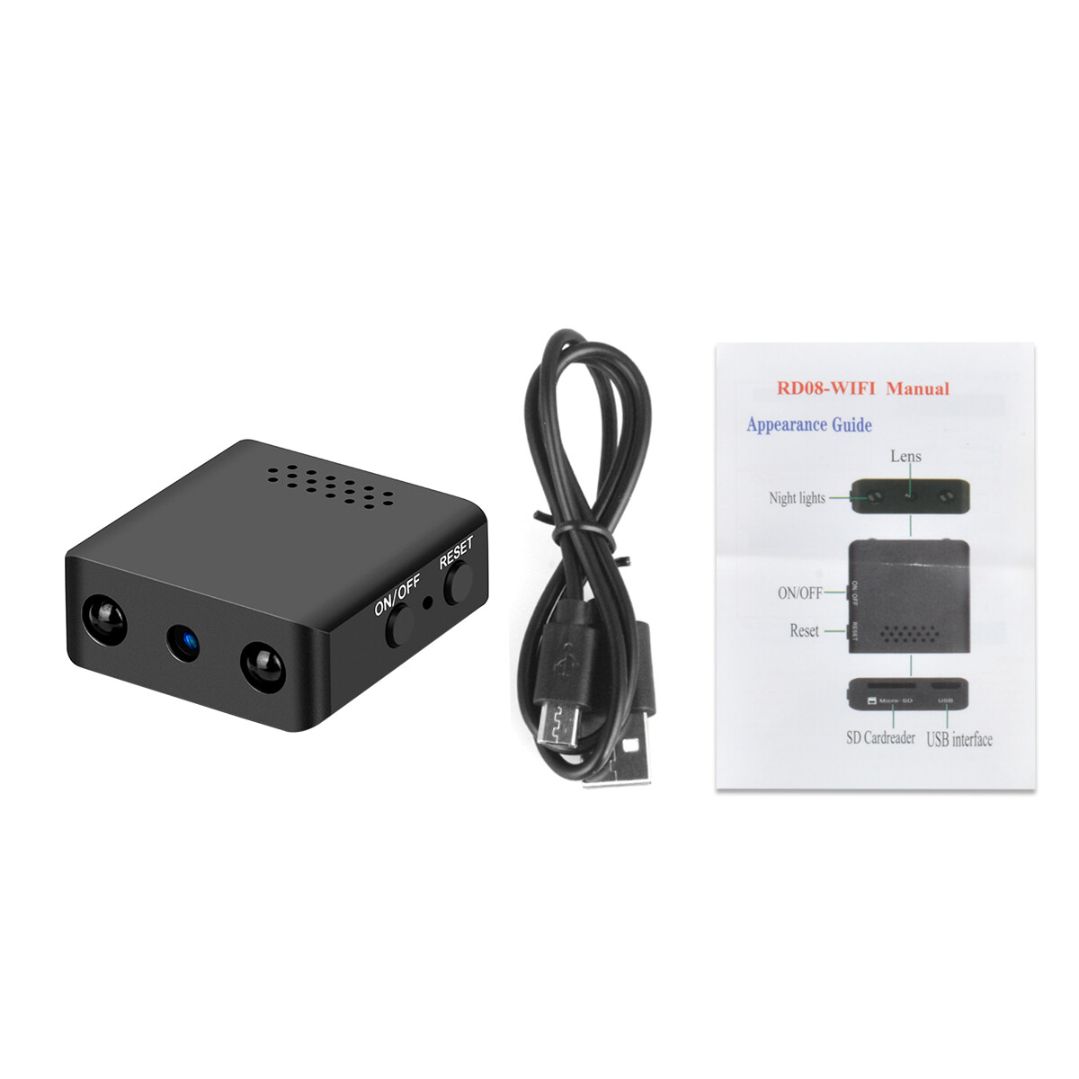 Mini Camera Wireless Wifi IP Security HD 1080P Night Vision Motion Detection DVR