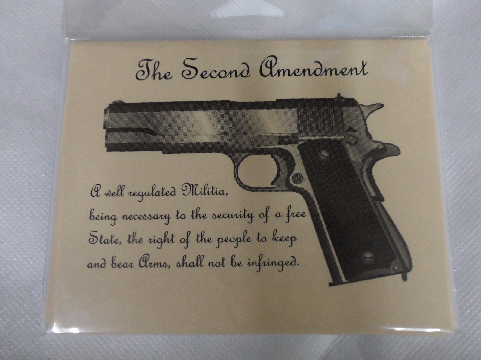 SECOND AMENDMENT COLT 1911 DESIGN BLANK NOTE CARDS 6 count NEW 2A GUN STATIONERY