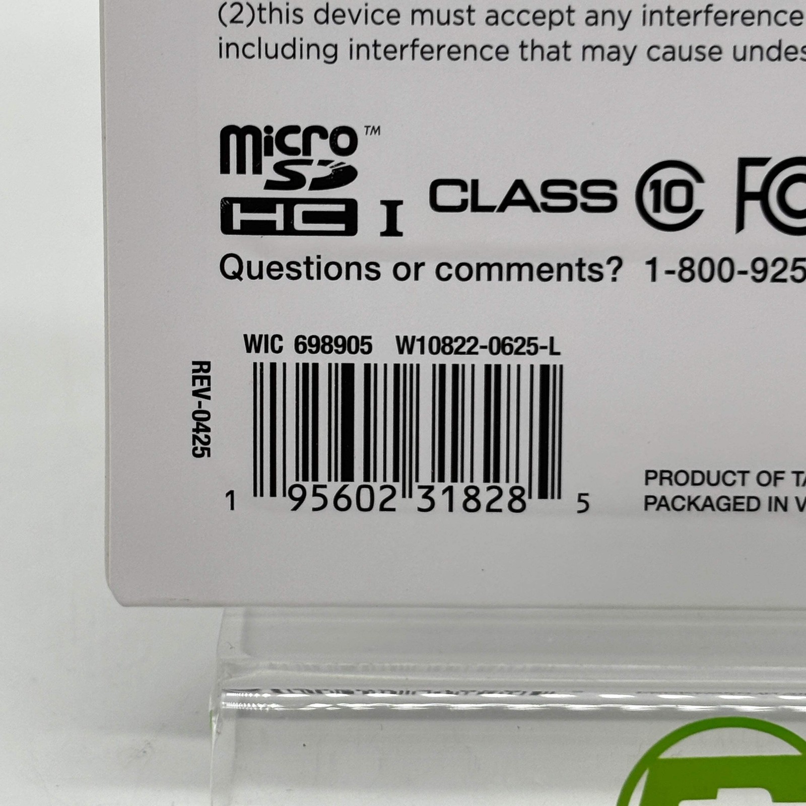 New Infinitive 32GB microSDHC Memory Card
